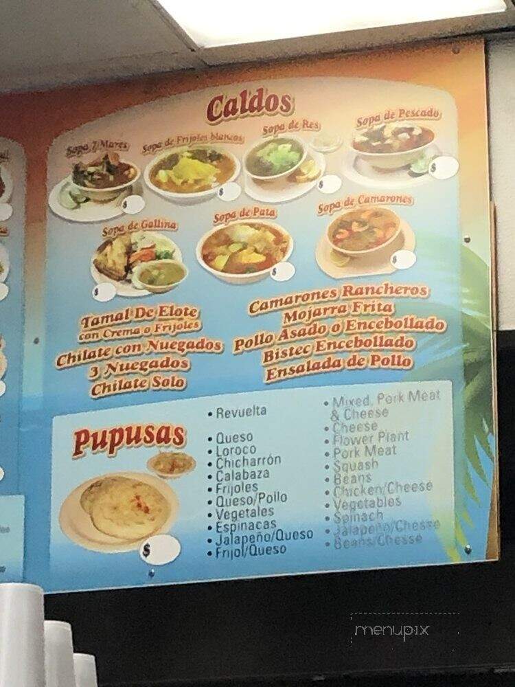 El Zunzai Pupuseria - Bell, CA menu_pic