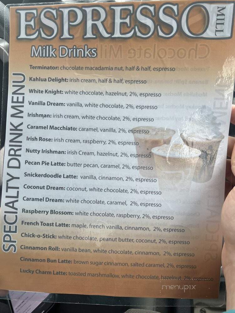 Expresso Mill & Bakery - Coos Bay, OR menu_pic