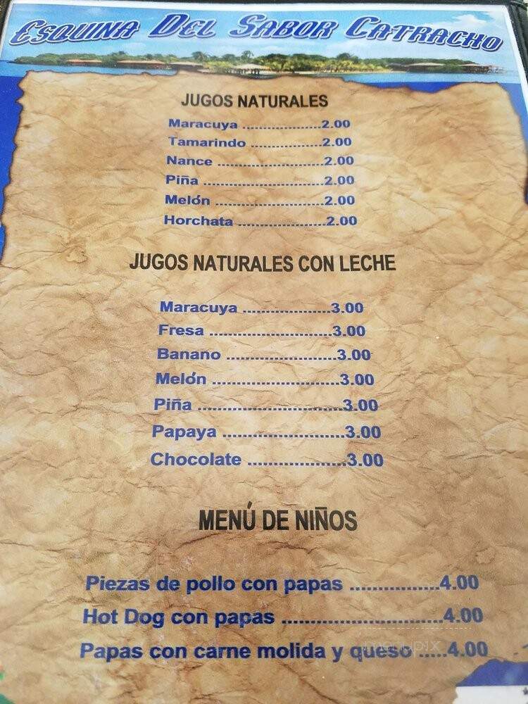 La Esquinita Catracha - Chicago, IL menu_pic