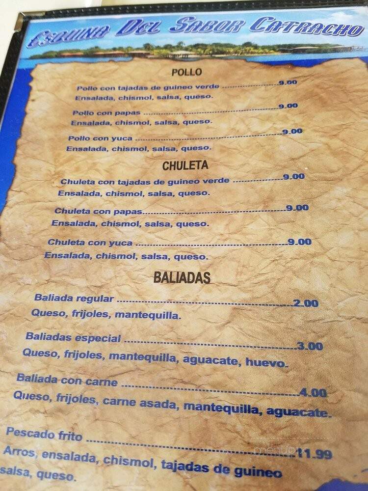 La Esquinita Catracha - Chicago, IL menu_pic
