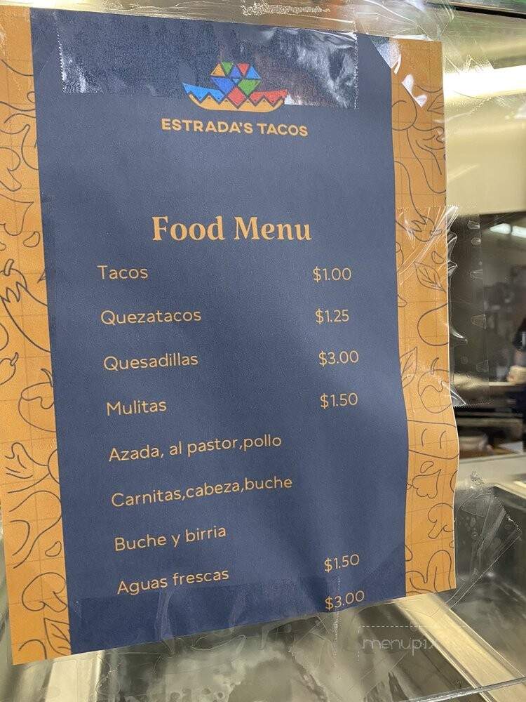 Estrada's Tacos - El Monte, CA menu_pic