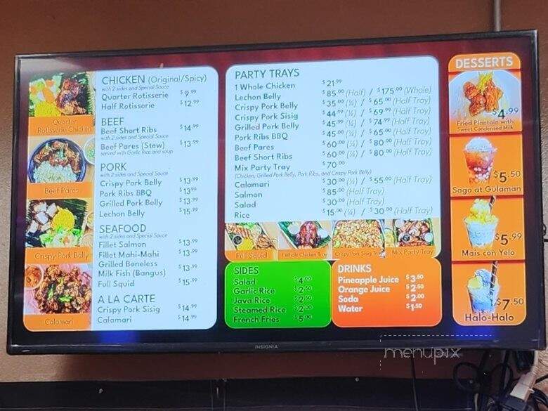 Ethan's Belly Boink - Carson, CA menu_pic