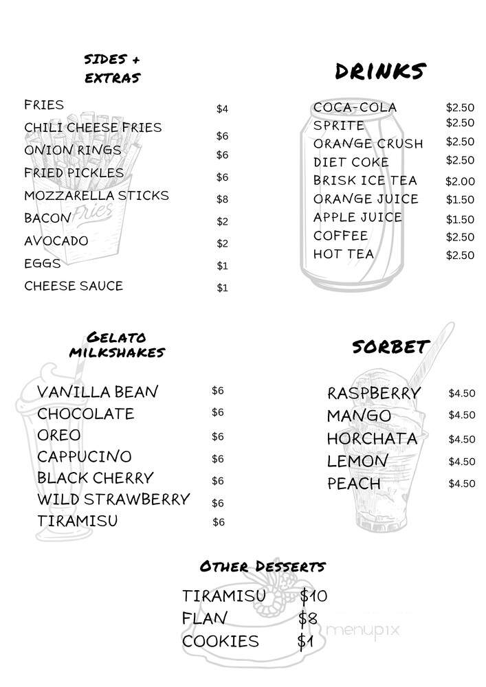 Falcon's Handcrafted Sandwiches - Chicago, IL menu_pic
