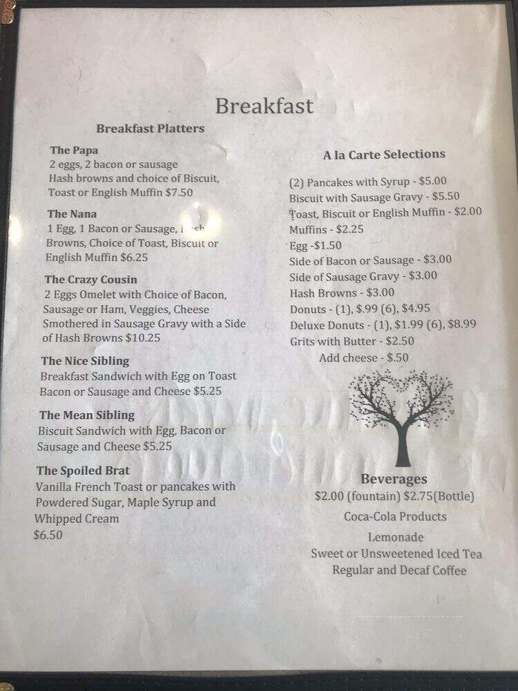 Family Tree Ts Cafe - Low Moor, VA