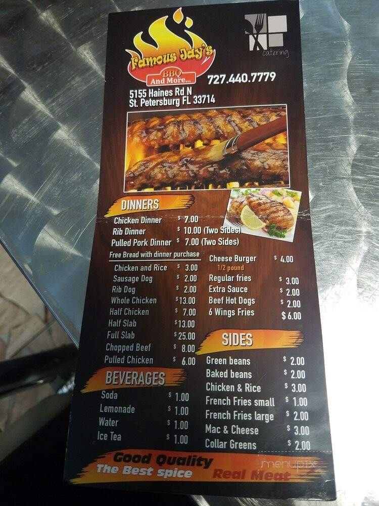 Famous Jays - Saint Petersburg, FL menu_pic