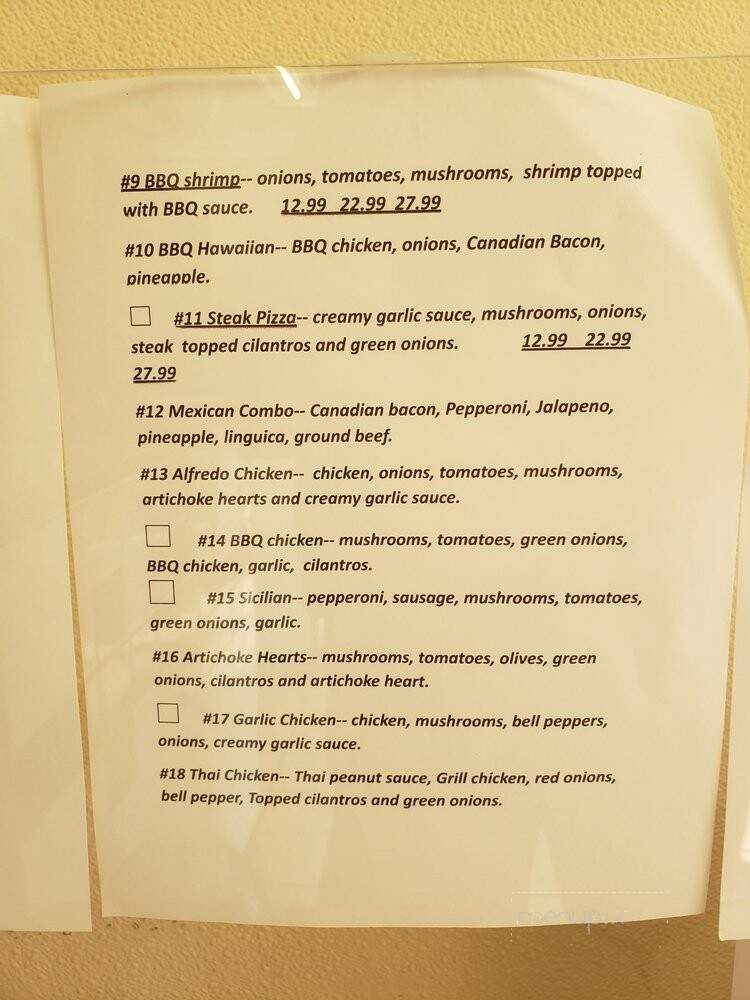 Fast Express Pizza & Pasta - San Jose, CA menu_pic