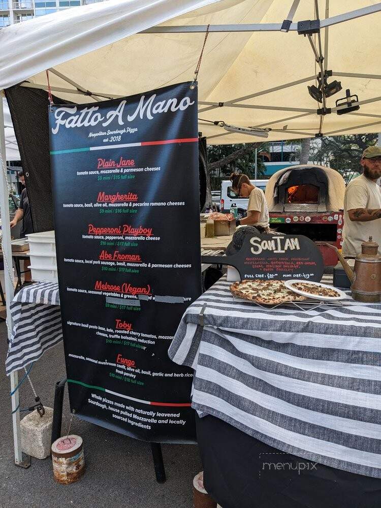 Fatto A Mano - Honolulu, HI menu_pic