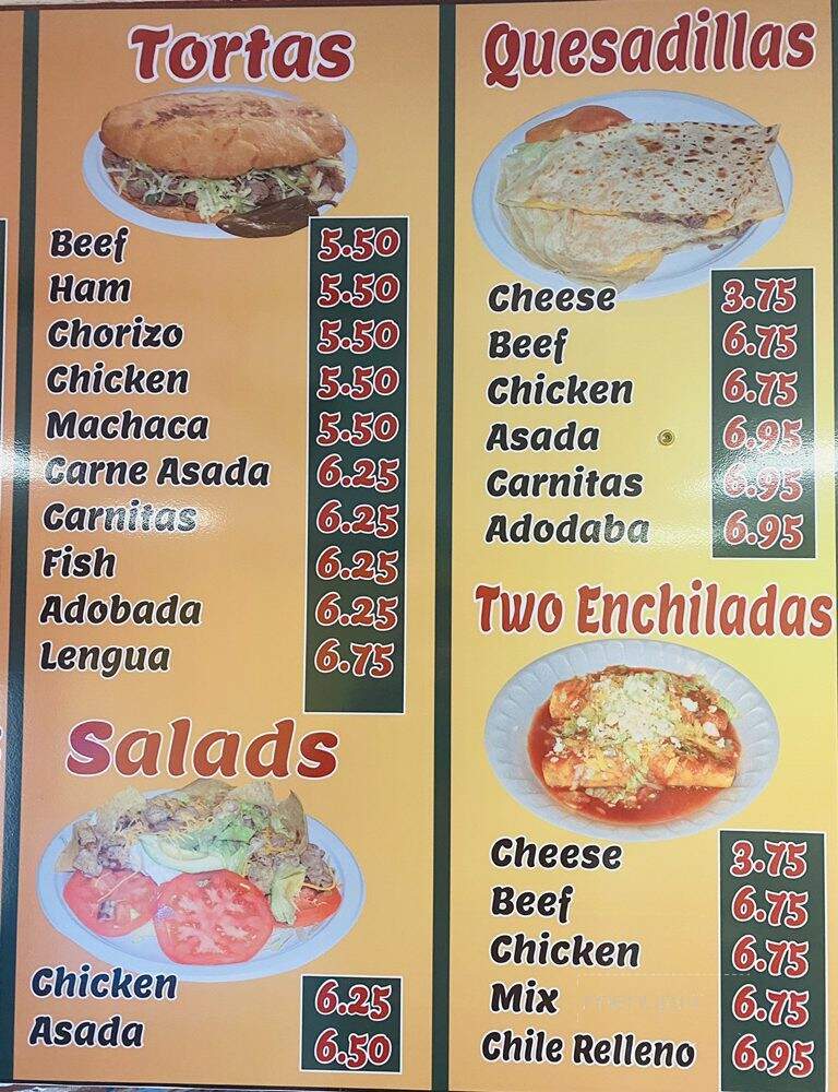 Felipito's Mexican Food - Las Vegas, NV menu_pic