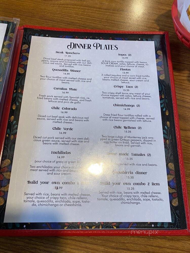 Fello's Mexican Restaurant - Manteca, CA menu_pic