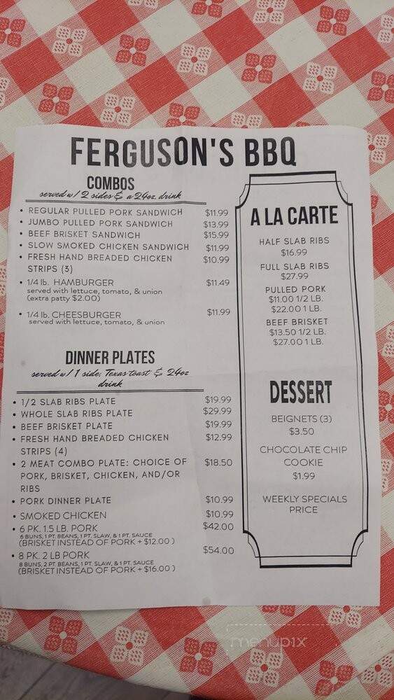 Ferguson's BBQ - Memphis, TN