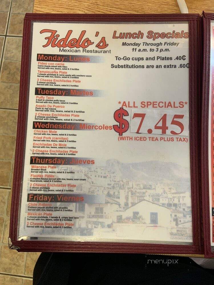 Rigs Restaurant - Little Smoky, AB menu_pic