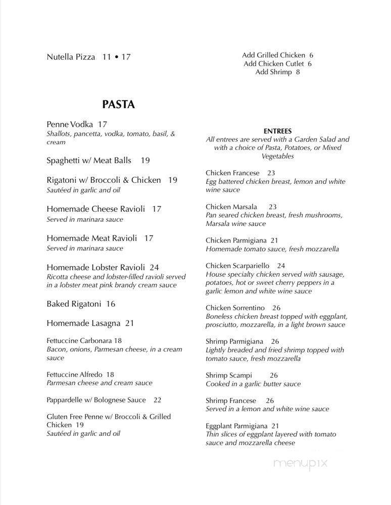 Fire & Oak Wood Burning Kitchen & Grill - Croton-on-Hudson, NY menu_pic