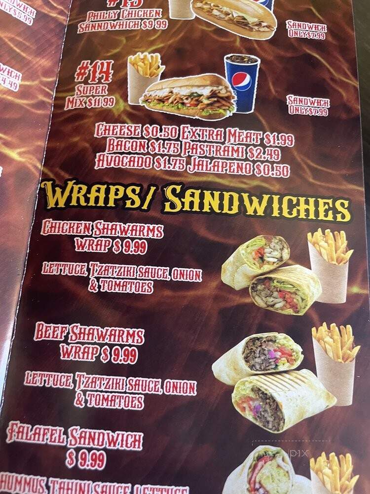 Firestone Burger - Fresno, CA menu_pic