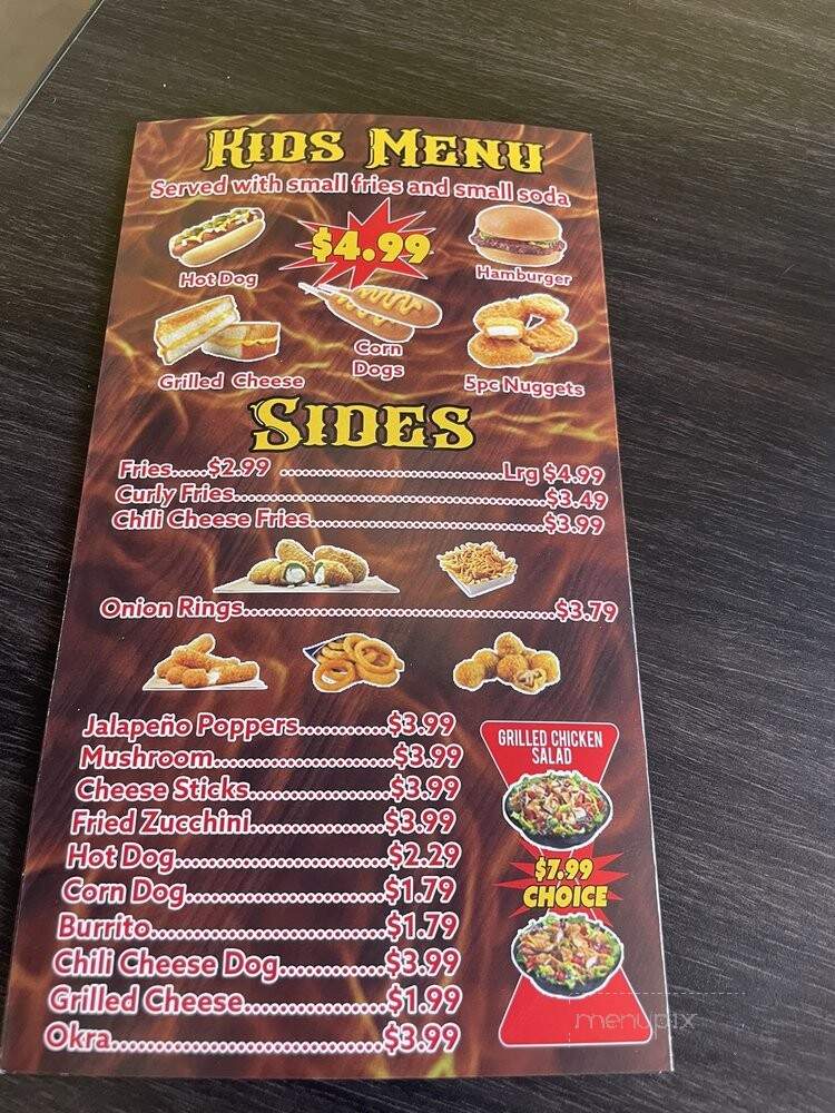 Firestone Burger - Fresno, CA menu_pic