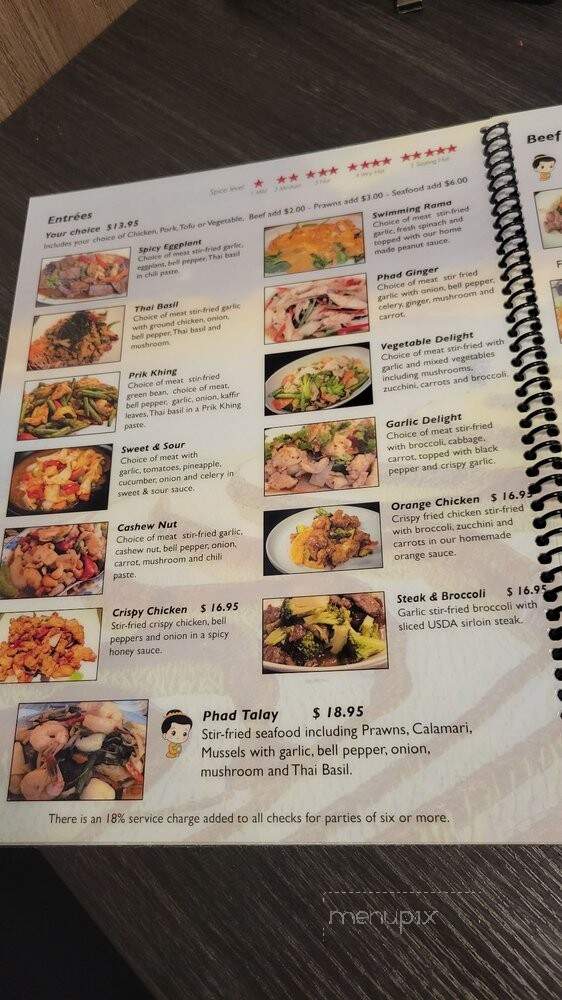 Five Sisters - Renton, WA menu_pic