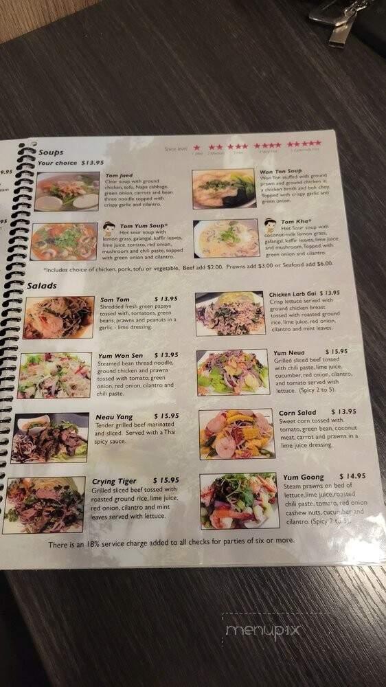 Five Sisters - Renton, WA menu_pic