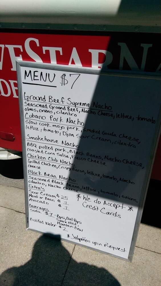 Five Star Nacho - Milwaukee, WI menu_pic
