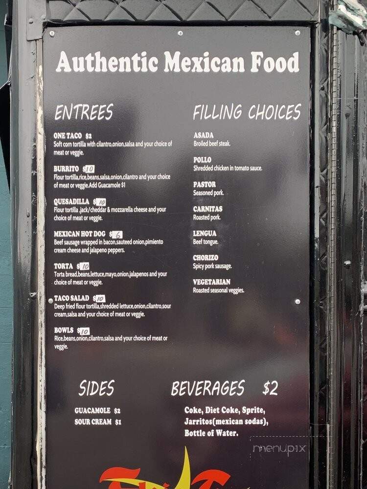 Flair Taco - Seattle, WA menu_pic