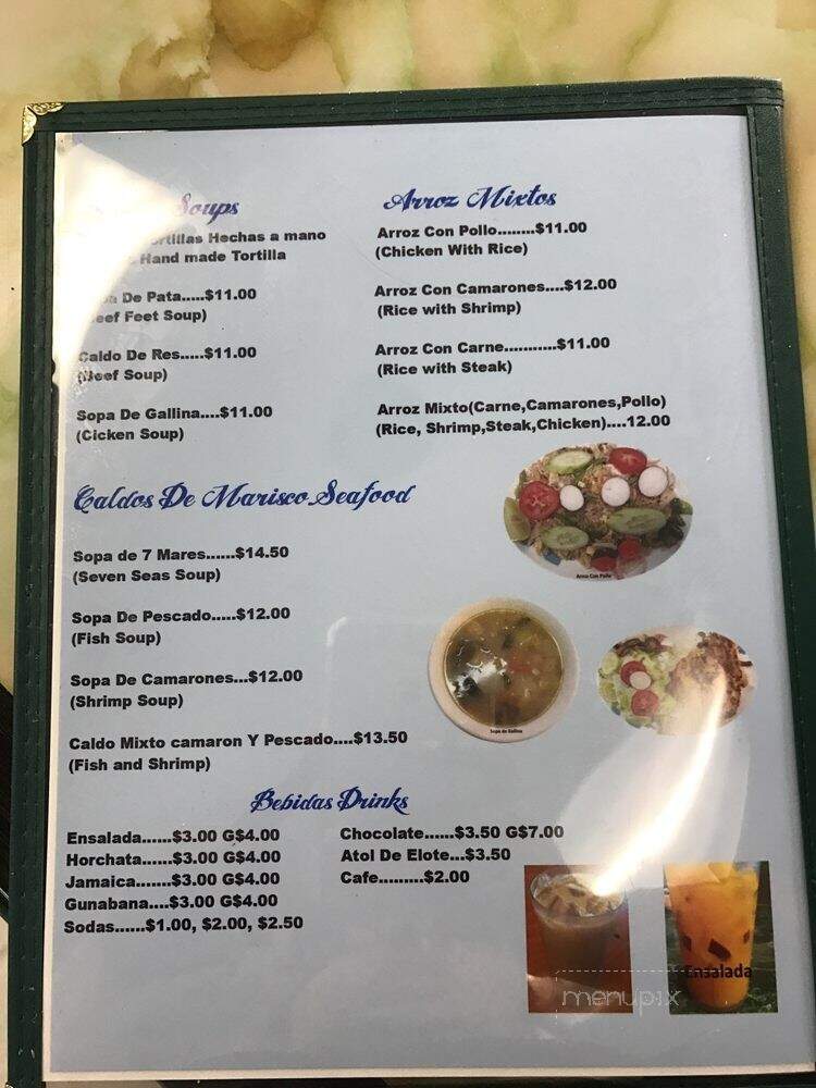 Flor Blanca Pupuseria Restaurante - Los Angeles, CA menu_pic