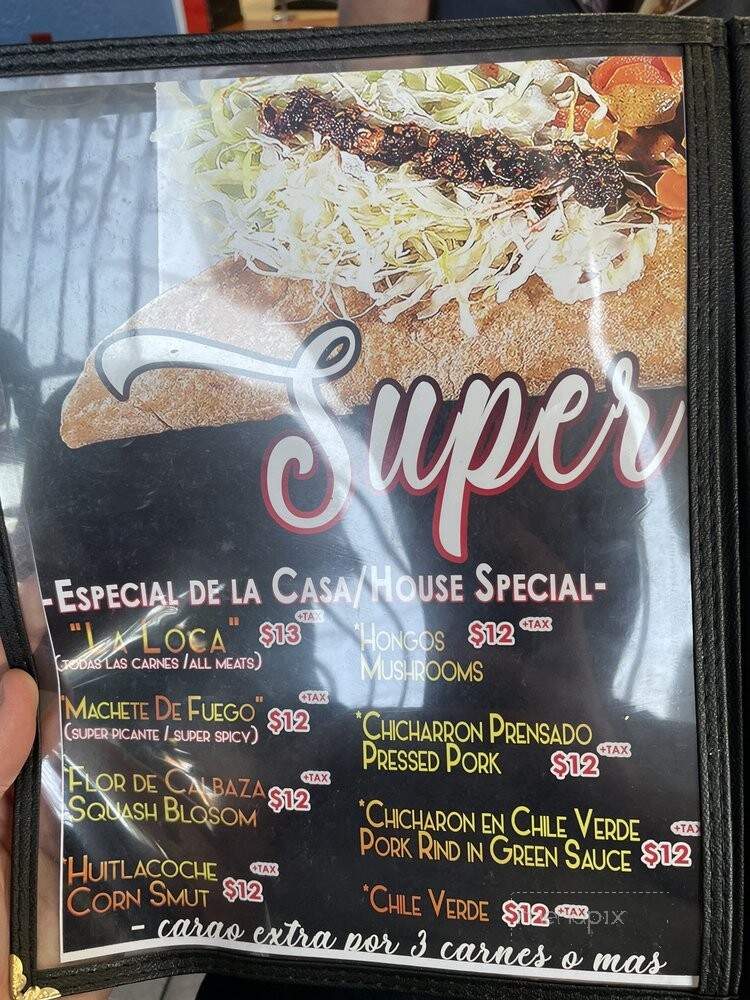 Fondita Elisa - Stockton, CA menu_pic