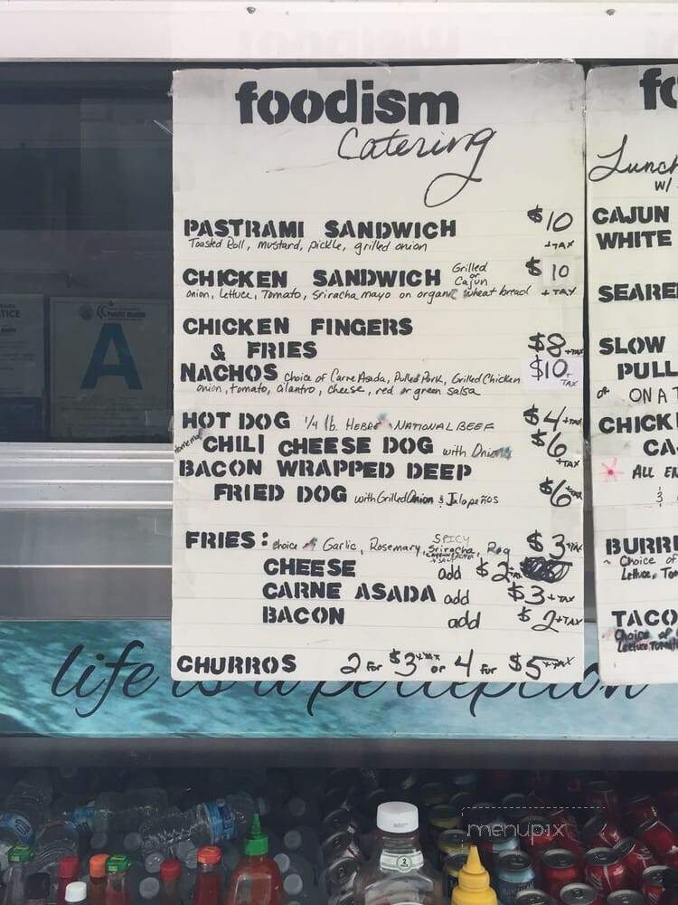 Foodism - Los Angeles, CA menu_pic