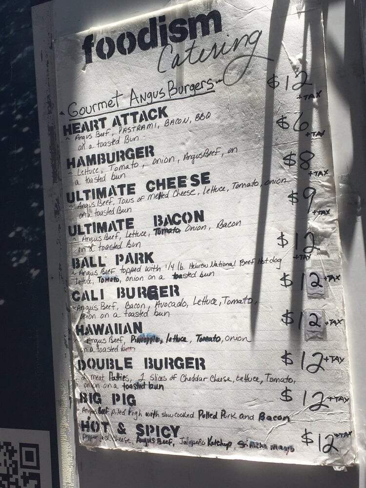 Foodism - Los Angeles, CA menu_pic