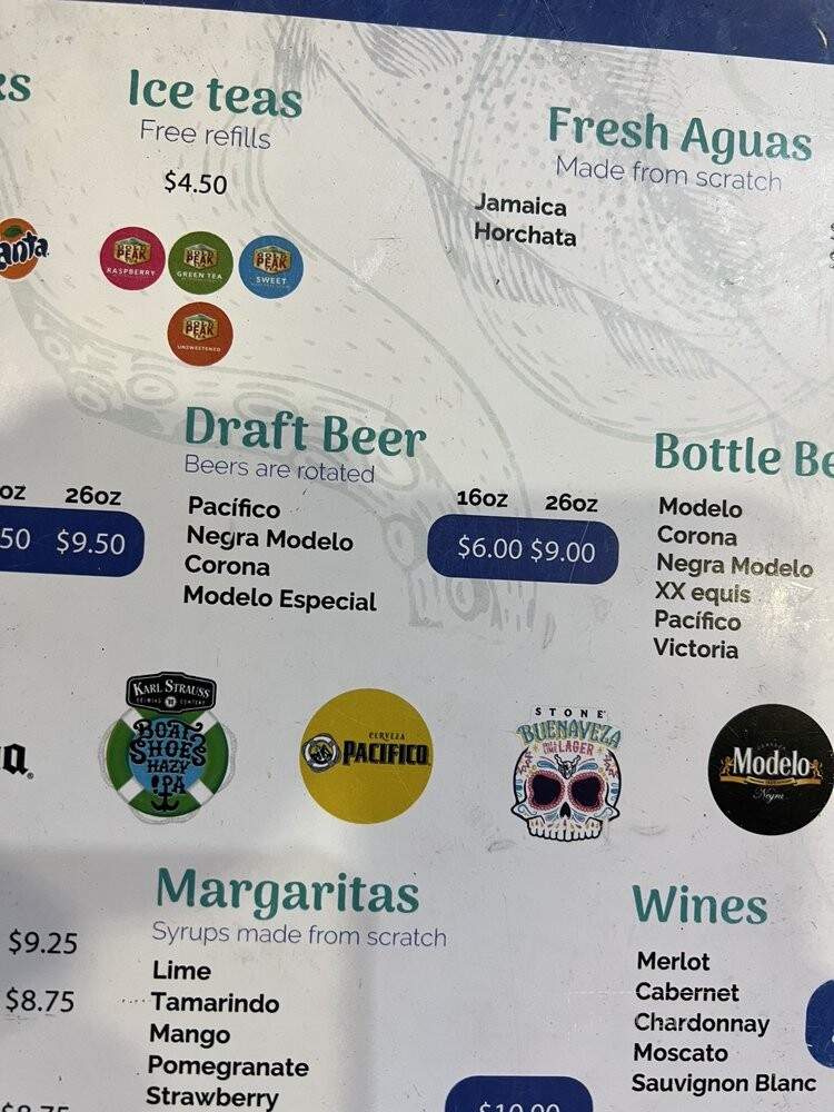 Four Tunas Fish and Bar - Escondido, CA menu_pic