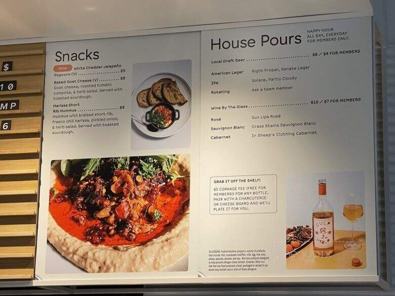 Foxtrot - Alexandria, VA menu_pic