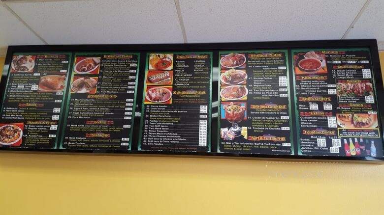 Freddies Tacos - Wildomar, CA menu_pic