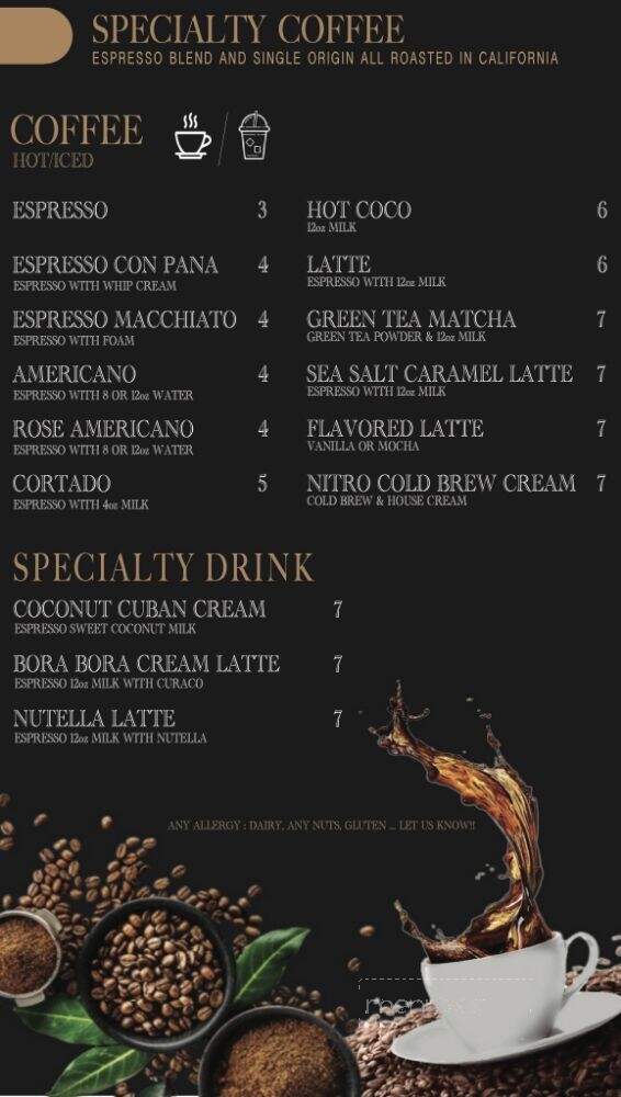 French Kiss Cafe - Los Angeles, CA menu_pic