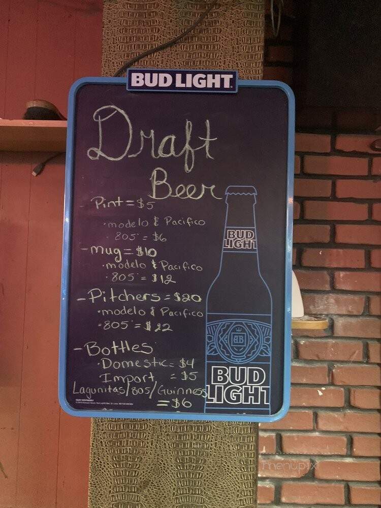 Froggy's Bar & Grill - Gardena, CA menu_pic