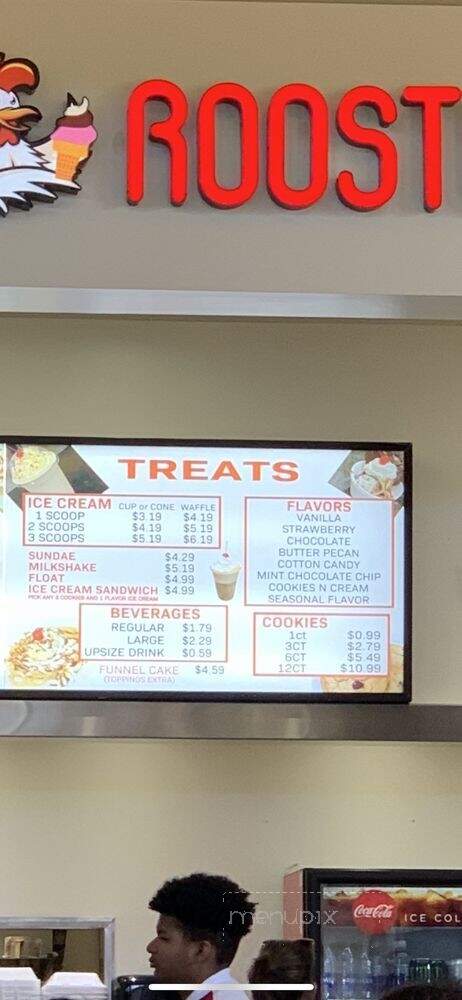 Frozen Rooster - Leeds, AL menu_pic