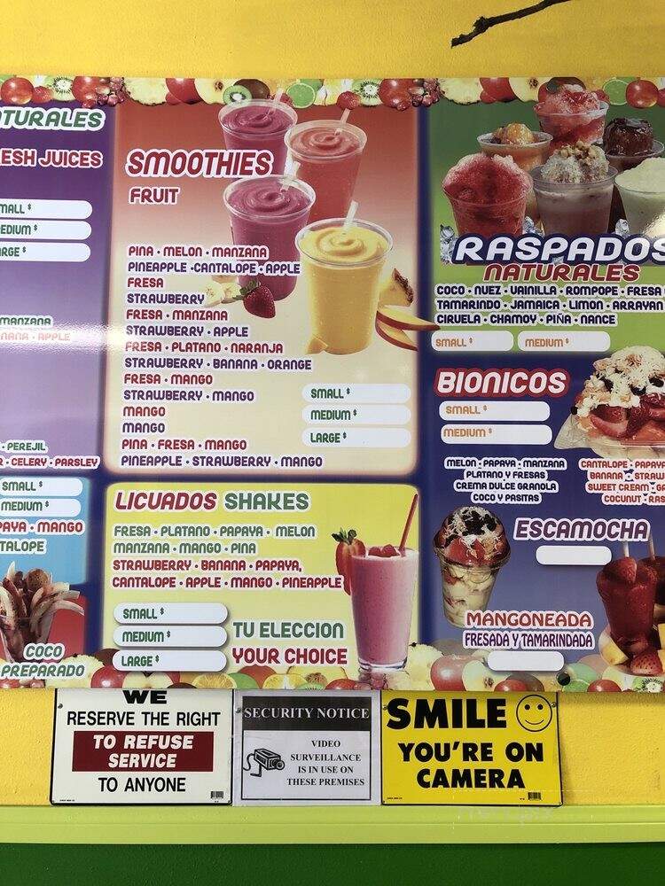 Frutibionicos - Pico Rivera, CA menu_pic
