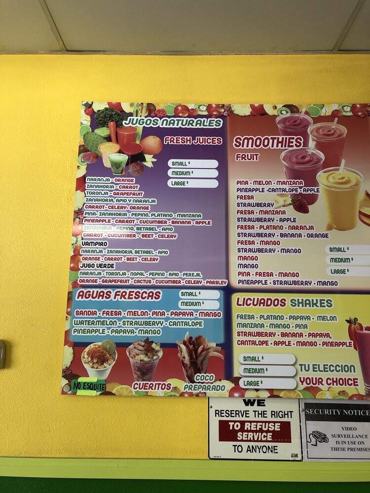 Frutibionicos - Pico Rivera, CA menu_pic