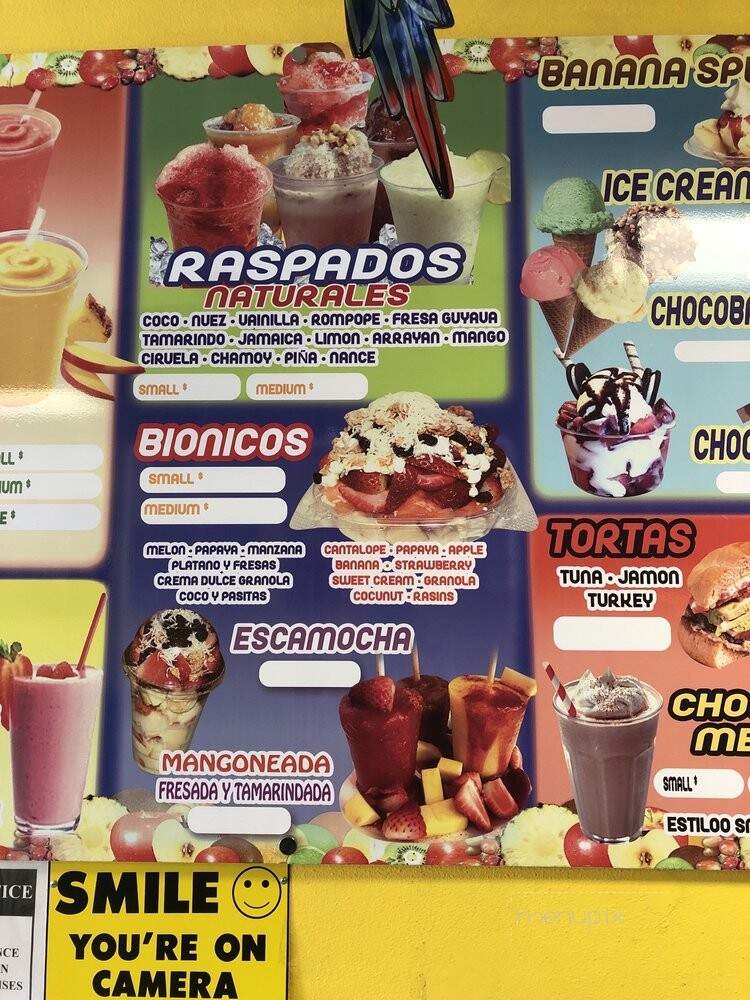 Frutibionicos - Pico Rivera, CA menu_pic