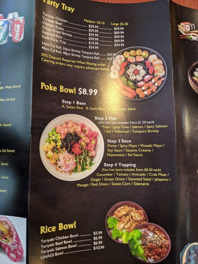 Fuji Express Sushi & Teriyaki - Los Angeles, CA menu_pic