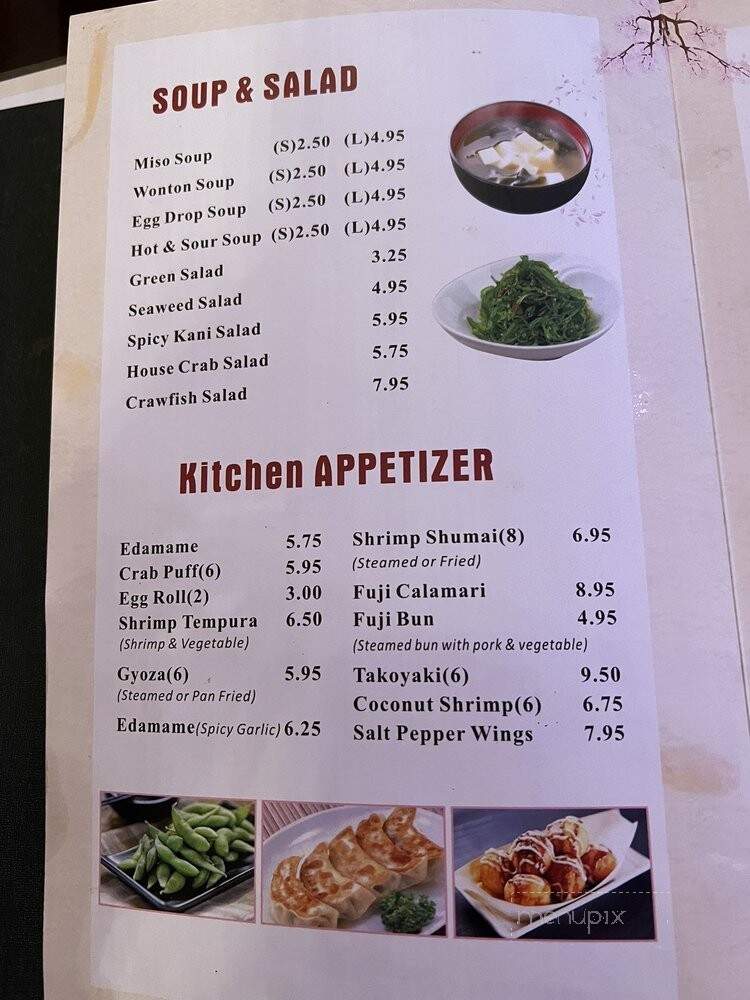FuJi Sushi Asian Cuisine - Kemah, TX menu_pic
