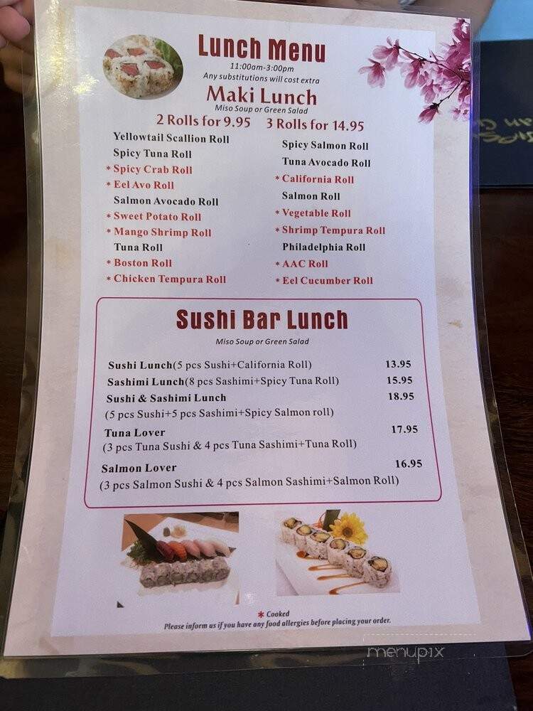 FuJi Sushi Asian Cuisine - Kemah, TX menu_pic