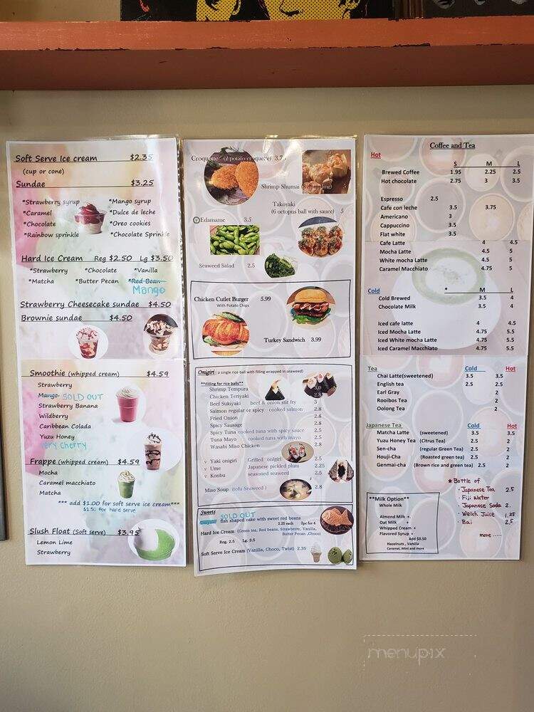 Fujita Cafe - West New York, NJ menu_pic
