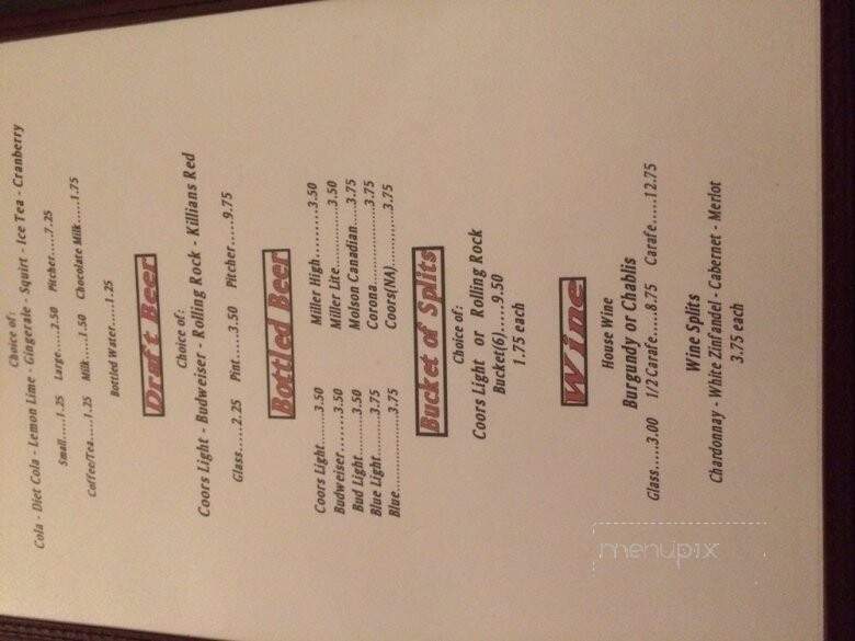 Edwin's Restaurant and Sunshine Catering - Niagara Falls, ON menu_pic