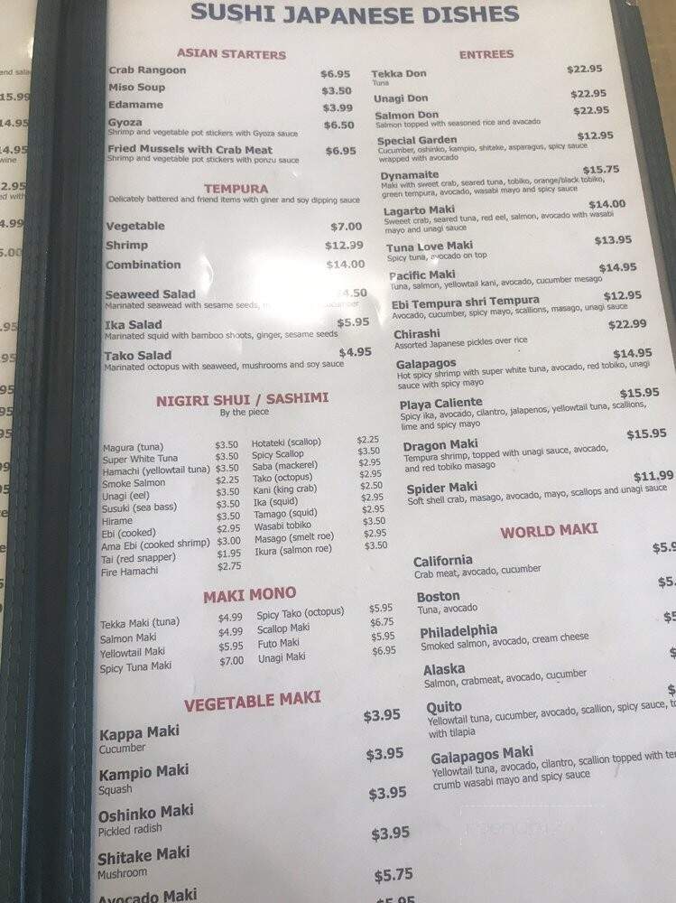 Cafe Galapagos - Chicago, IL menu_pic