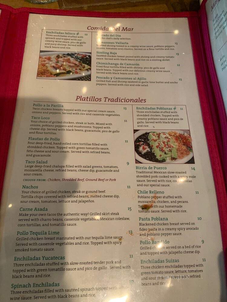 Garcias - Franklin, TN menu_pic