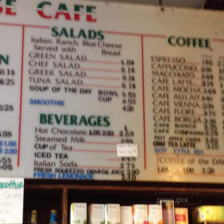 Garden House Cafe - San Francisco, CA menu_pic