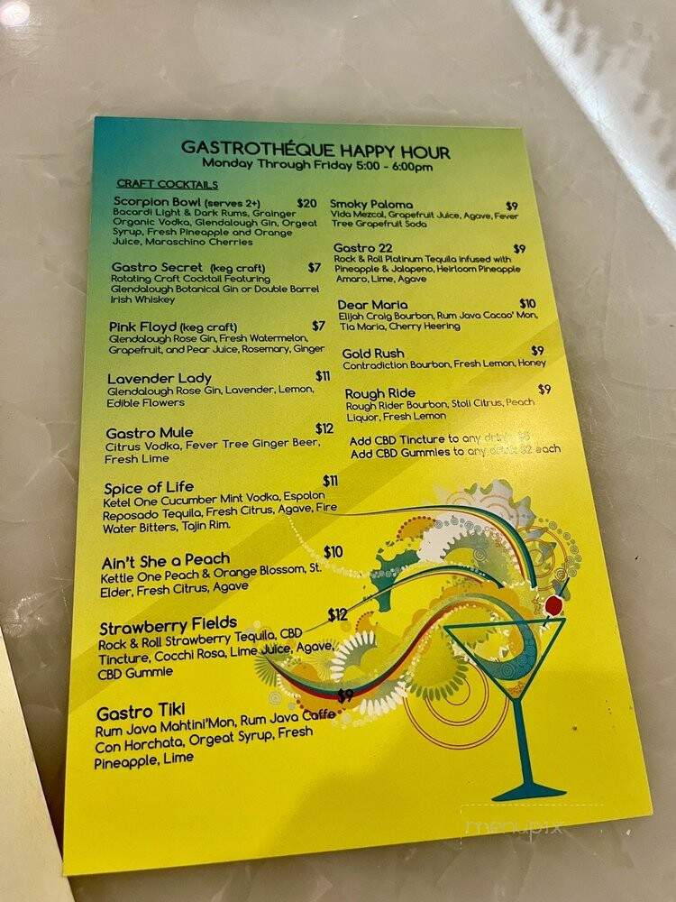 Gastrotheque - Oakland Park, FL menu_pic