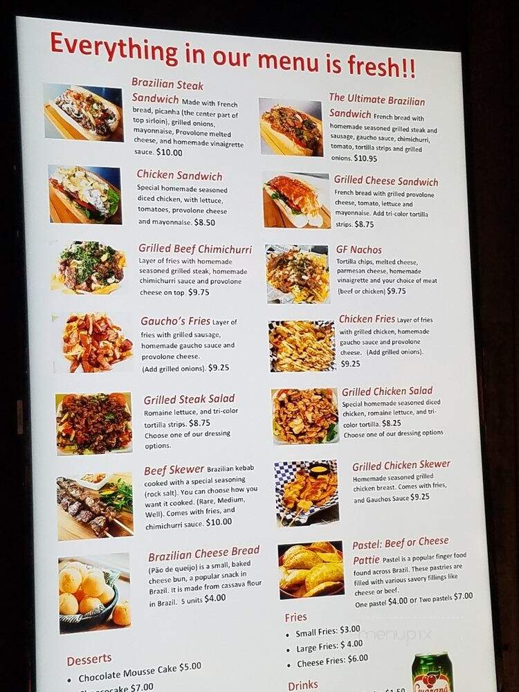 Gaucho's Fire - Indianapolis, IN menu_pic