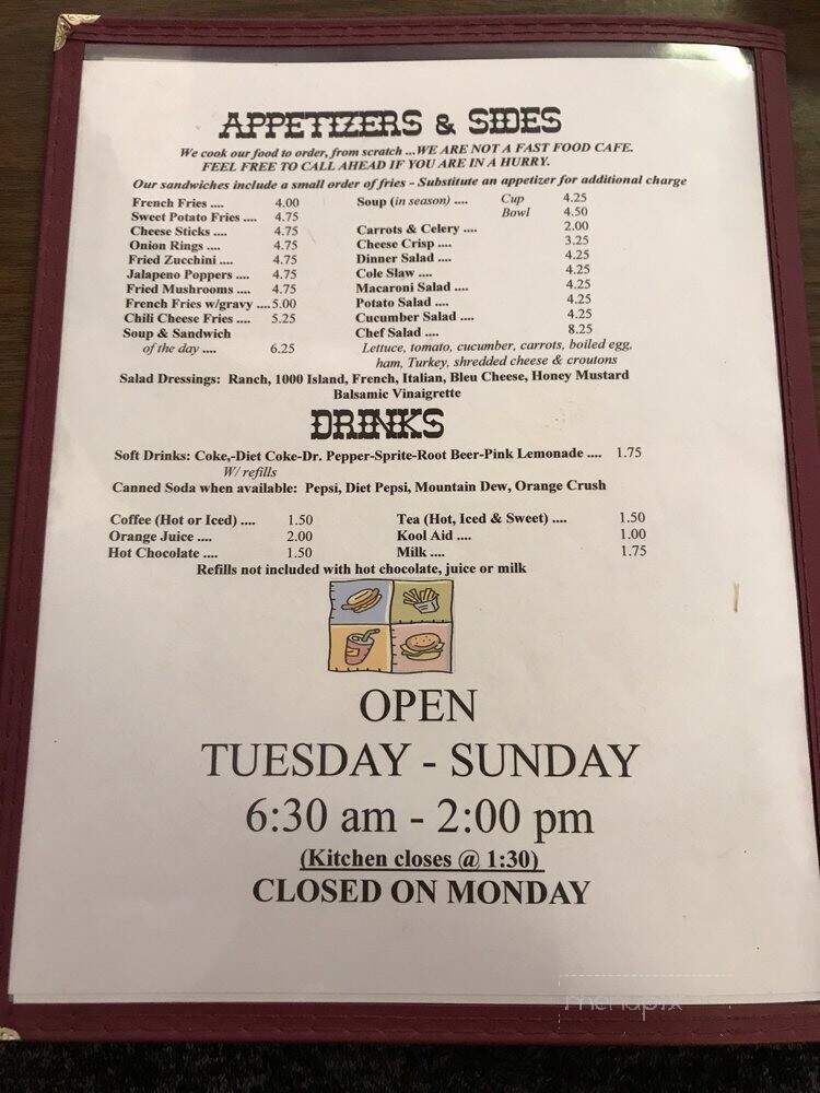 GMA D's Take out Delivery - Willcox, AZ menu_pic