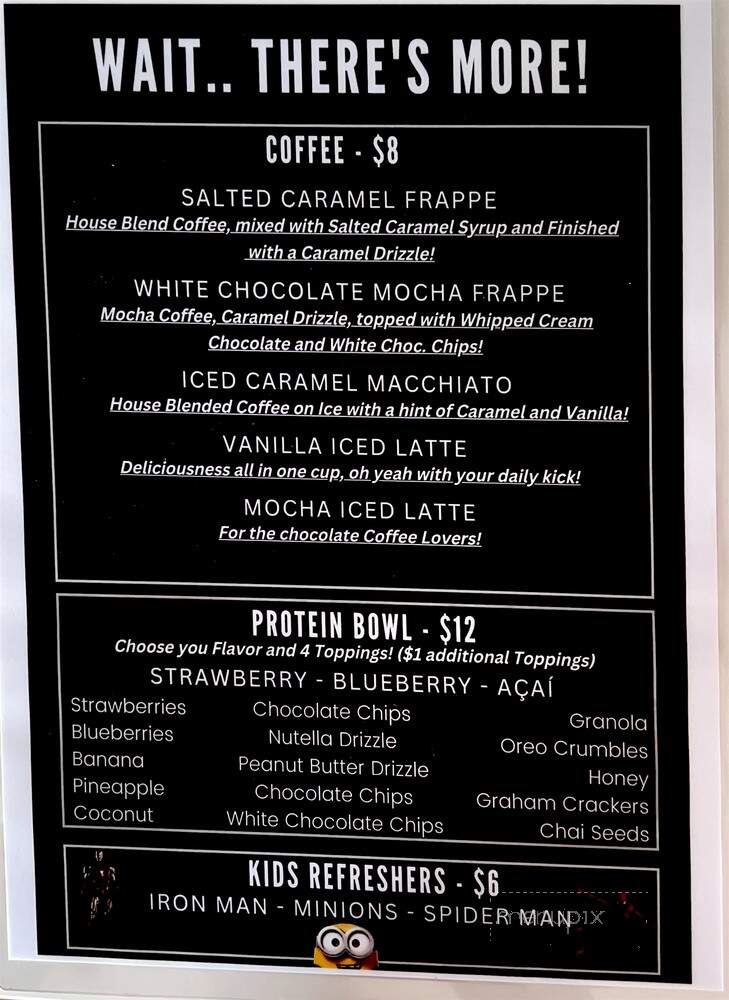 Going Up Nutrition - Haines City, FL menu_pic