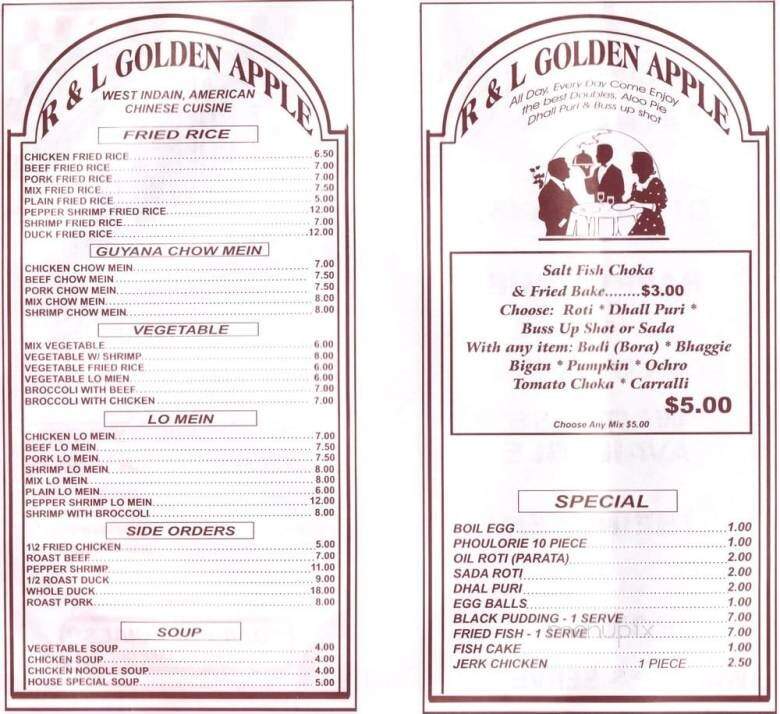 Golden Apple Restaurant - Ozone Park, NY menu_pic