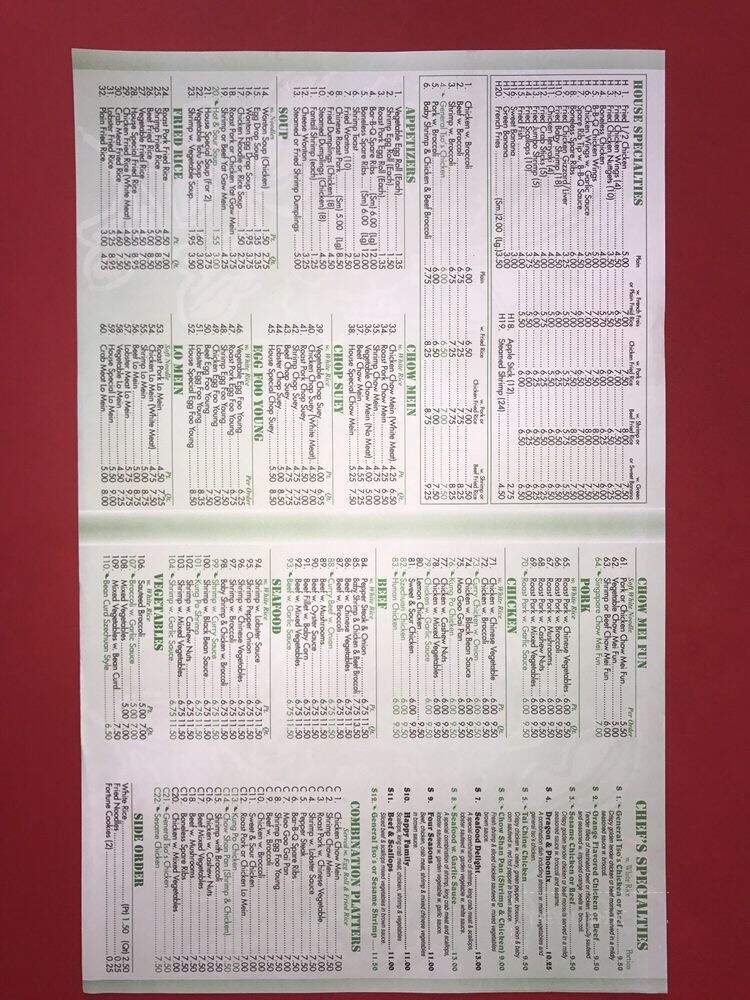 Golden Garden Chinese - East Orange, NJ menu_pic