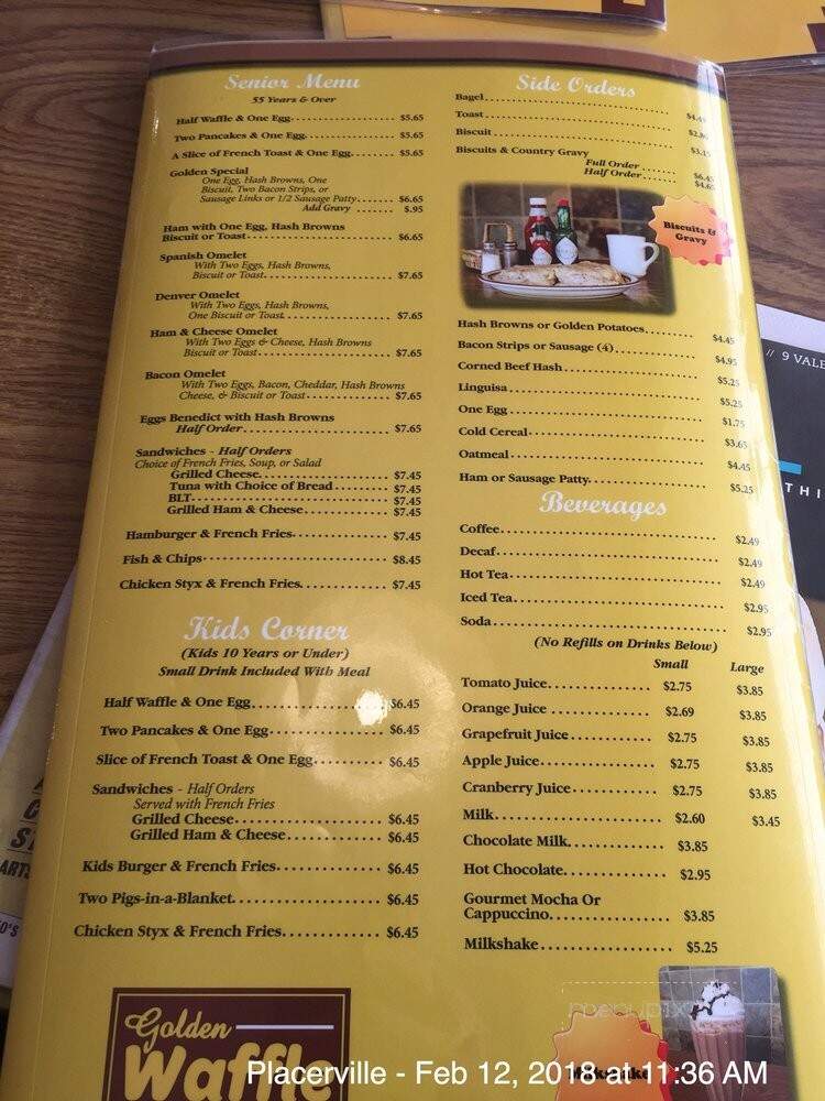 Golden Waffle Cafe - Placerville, CA